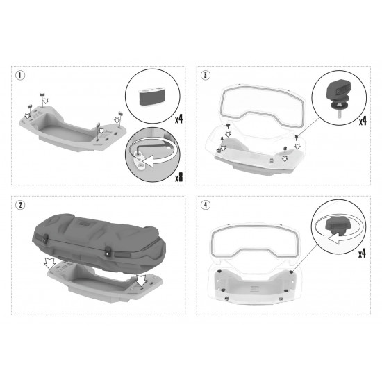 ARKA ATV ÇANTASI (CAN-AM OUTLANDER XTP, DPS, LTD 850/1000 R G3, 2025-2026)