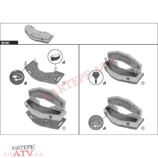 ATV Ön Çantası (CFMOTO 850XC/X8/X10)